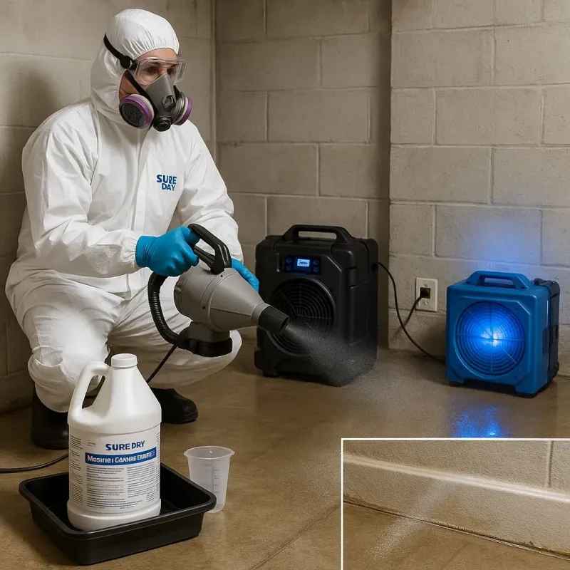 Sanitization and Odor Removal process in Bridgewater, NJ
